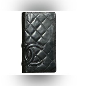 CHANEL 2008 Cambon Yen Continental Wallet